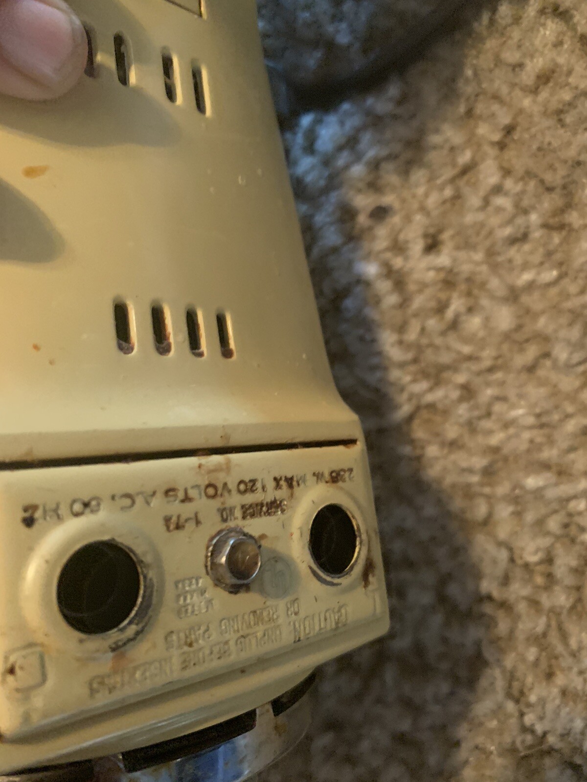 Vintage SUNBEAM DELUXE Model 423A 12 Speed Mixmaster Stand/ Base