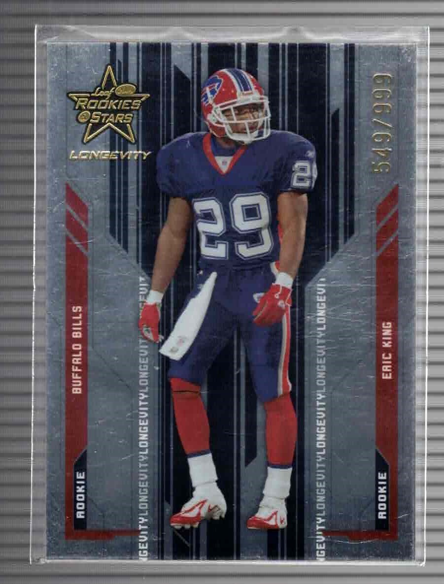 2005 Leaf Rookies & Stars Longevity /999 Eric King #164 Rookie RC