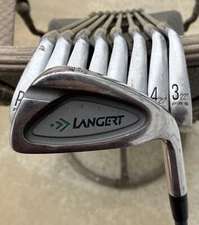 Langert PRS Golf Iron Set - RH - 2i-PW - Fenwick Precision 6.5 Stiff Graphite 