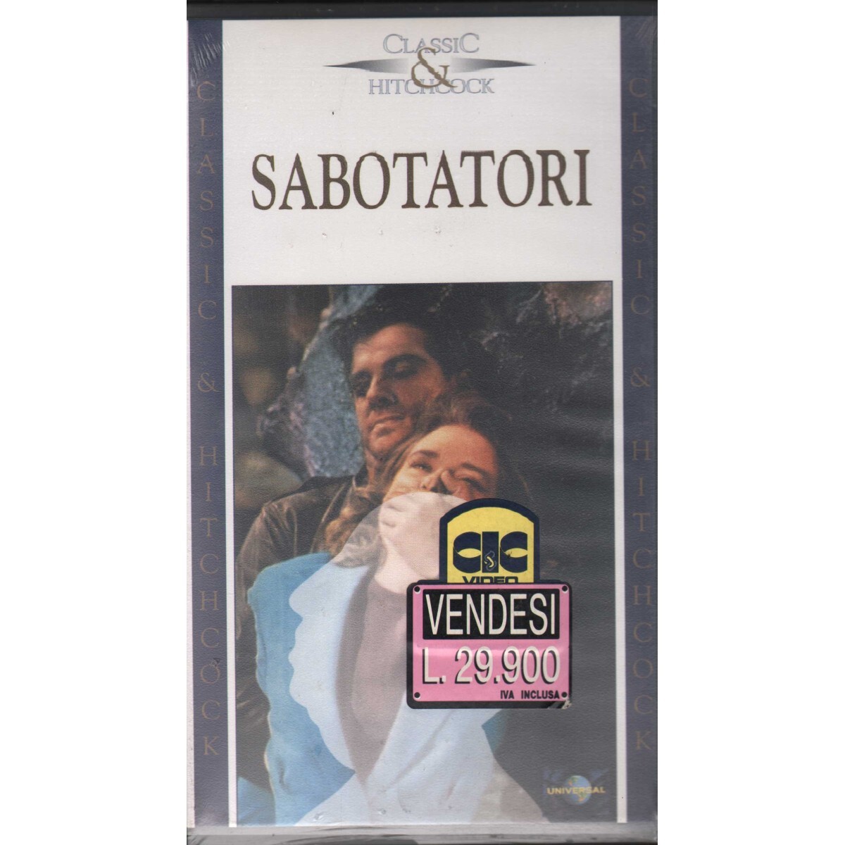 Alfred Hitchcock Univideo VHS Sabotators - UVS70262 Sealed