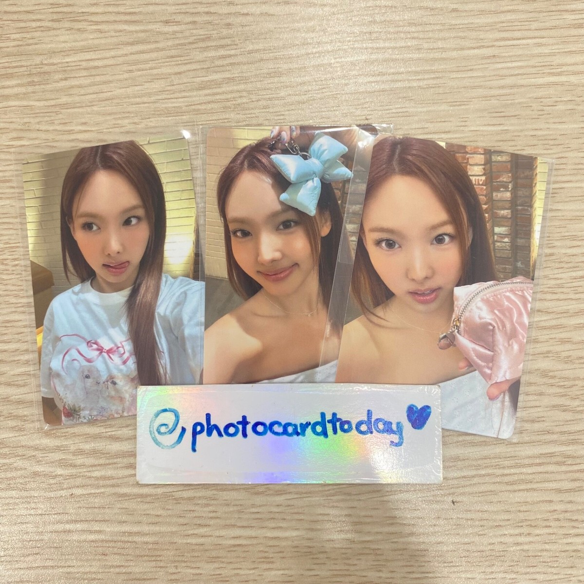 NAYEON ON HAND 'NA' POP-UP TWICE MERCH PHOTOCARD OFFICIAL JYPSHOP