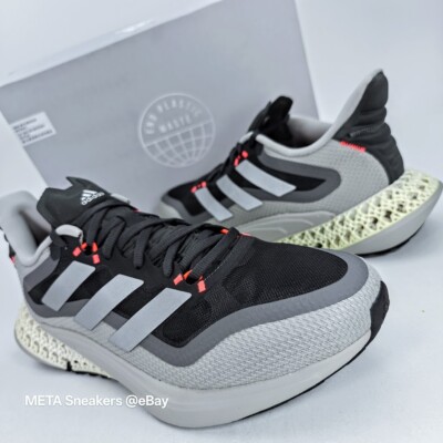 Adidas 4DFWD US 11 Men's Grey/Silver/Black Rare Retro Run