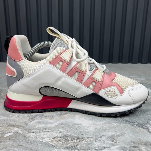 Sneakers Louis Vuitton Run Away Logo Bianco Maglia Pelle 5 UK o 8 US o 38 EUR - Foto 6 di 11
