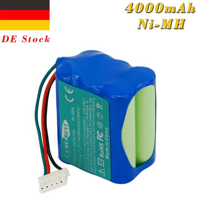 CREABEST Akku Für iRobot 7,2V 4000mAH Ni-MH 4409709 Braava 380 380T 390T Mint Plus 5200