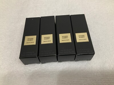 4X Armani Prive Pivoine Suzhou Eau de Toilette 4 pieces Spr Vials 0.06FlOz/2ml/e