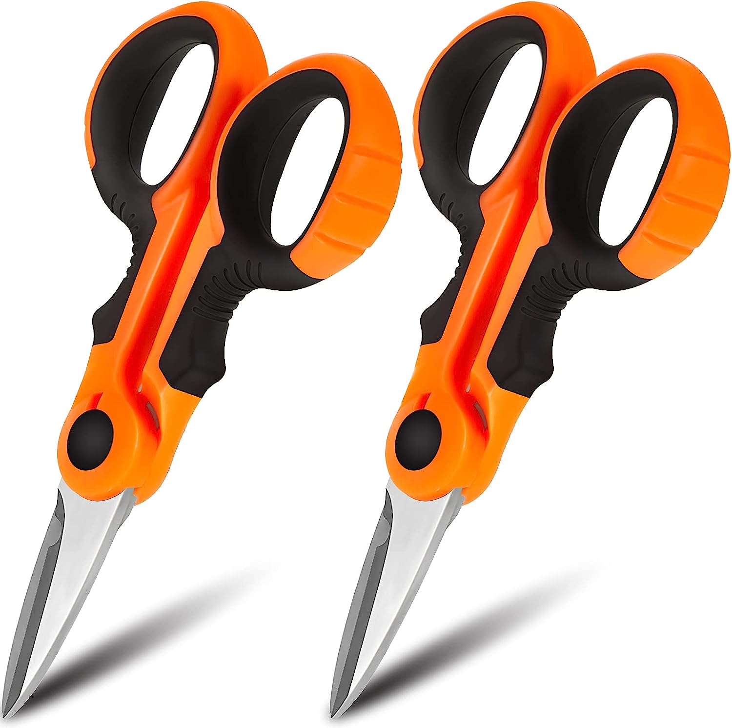 2 Pack Heavy Duty Fishing Line Scissors Braided Line Cutters for Fishing