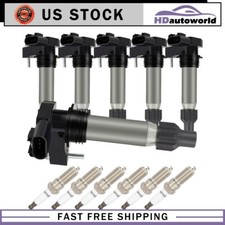 6x Ignition Coil & Iridium Spark Plug For 2008-2016 Buick Enclave 3.6L V6