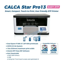 CALCA 13in DTF Printer Direct to Film Printer Arm Linux Embed USB Inkjet Printer
