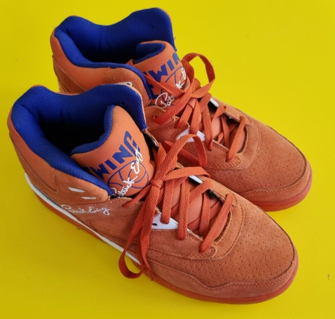 Patrick Ewing Guard [High Top Basketball Sneakers] Orange, Mens UK Size  11,US 12
