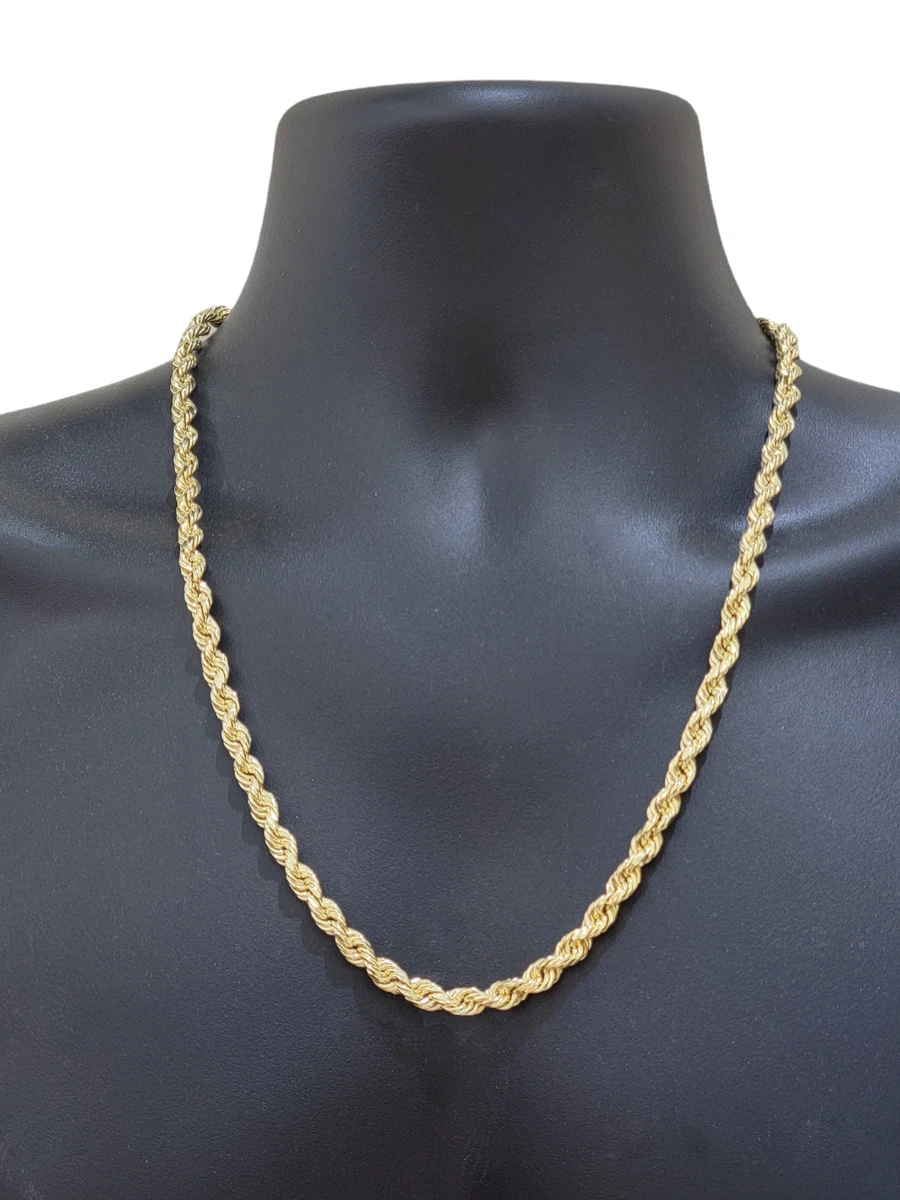 Icebox - 3MM Rope 14k Solid Gold Chain