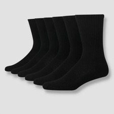Men's Hanes Premium Performance Cushioned Crew Socks 6pk
