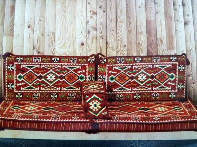 Arabic Oriental Eastern Floar Seating Sofa Set Cushion Cover Hookah Lounge Couch