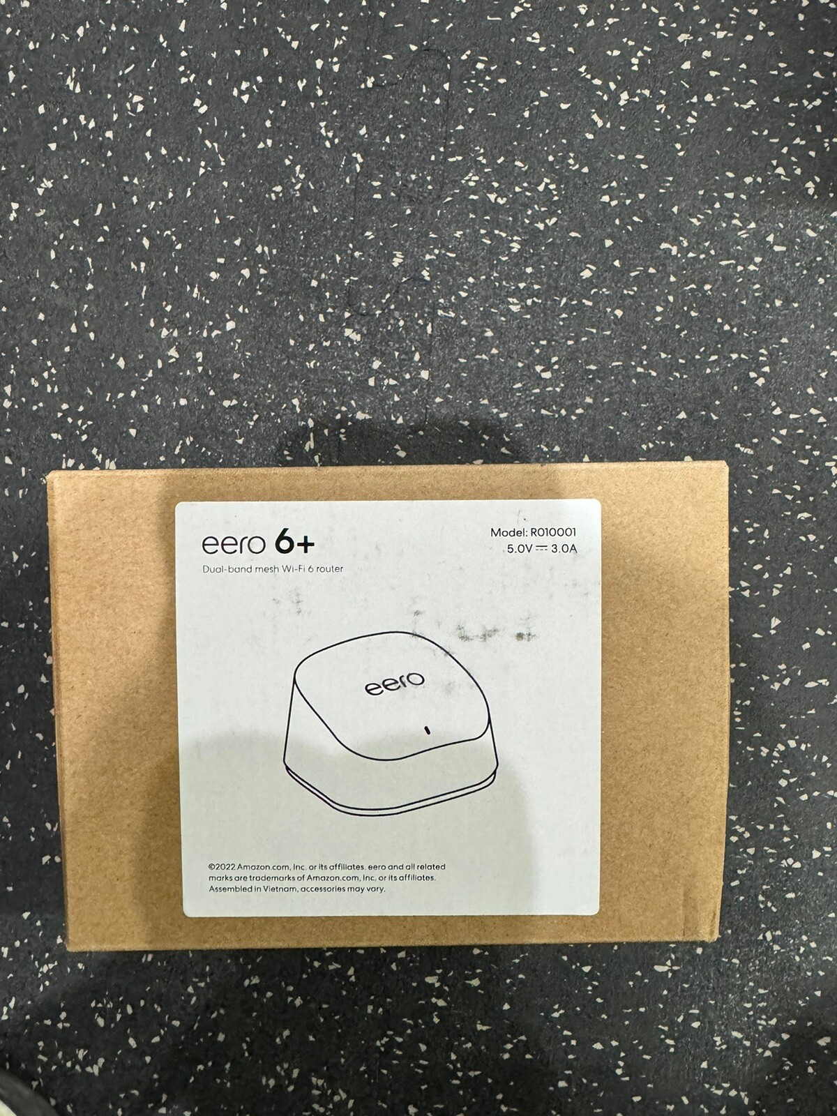 New EERO 6+ Plus Dual Band Mesh Wi-Fi Router 1,500 Sq Ft (Distressed Box)