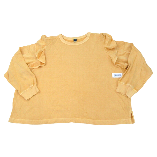 Old Navy Womens XXL Party Fleece Ruffle Shoulder Pullover Sweatshirt