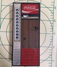 Coca Cola Trade Mark Ragd Vending Machine Type Radio Vintage Ornament Junk