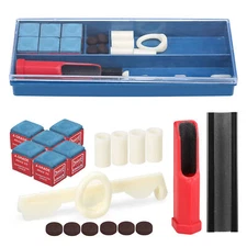 20-IN-1 Billiard  Kit  T-ip Tool with Stick Clamp  T-ip Trimmer P0O4
