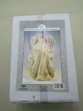 Hand Painted Porcelain Figure Angel Artmark Angel w/ Dove Statue Religious Gift