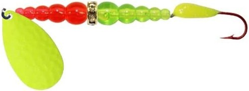 Dodger De Pêche Kokabow 6” – Chartreuse Rose Pailleté – Leurre Traîne Pour Truite Kokanee – Neuf USA