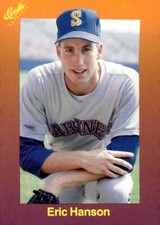1989 Classic #145 Erik Hanson RC Seattle Mariners