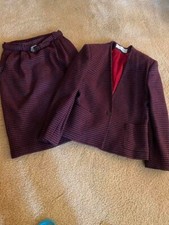 Evan Picone Made in USA Wool Skirt Suit Multi-Color in EXCELLENT Condition