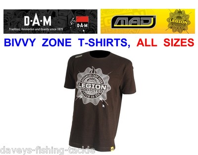 AUSVERKAUF DAM MAD BIVVY ZONE T-SHIRT FÜR GROBE KARPFENRUTE ANGELN ZELT UNTERSTAND