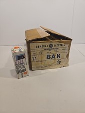 BOX OF 24 GE SOUND REPRODUCER LAMP BAK 4V .75AMPS