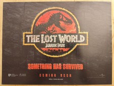 The Lost World: Jurassic Park (1997) &ndash; Mini Quad 12"x16" &ndash;  Dinosaur Teaser