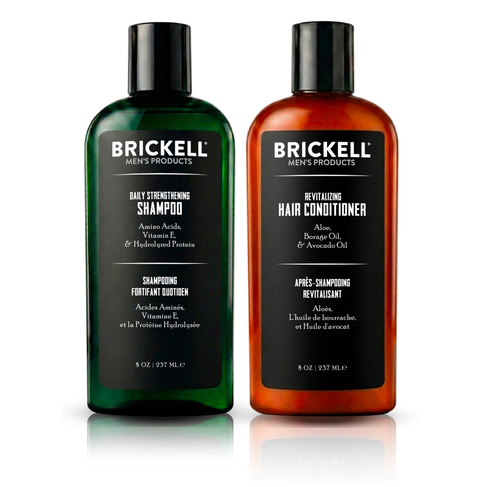 Brickell Men’s Daily Revitalizing Hair Care Routine Mint and Tea Tree Oil