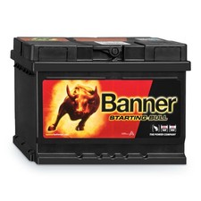 Banner 12V 55Ah Starting Bull Autobatterie 55519 ersetzt 50Ah 52Ah 54Ah