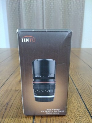 JINTU 135mm F/2.8 Telephoto Lens Manual SLR Camera Lenses for Canon EOS 
