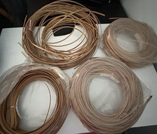 Lot Natural Rattan Reed Cane Splint Basket Weaving Chair Caning Craft New Used