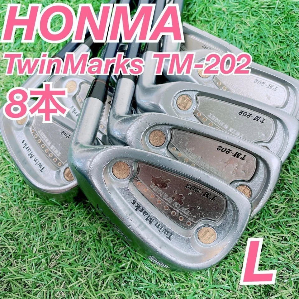 Ladies HONMA GOLF Twin Marks TM-202 8pcs Iron Set 5-11/SW Flex-L No H/C - Image 2 of 4