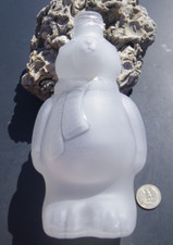 Sea Glass, Clear Bear Shaped Bottle