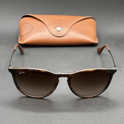 Ray-Ban RB 4171 Erika 865/13 Sunglasses Matte Tort Rubber Italy Gradient Used