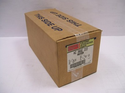 NEW Genuine Carrier OEM #HC 38GE 222 HC38GE222 1/5HP Fan Motor Bryant Payne