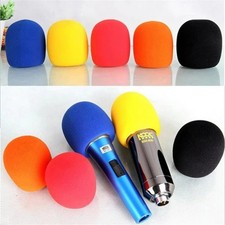 30Pcs Handheld Microphone Windshield Wind Shield Sponge Foam Cover Thicken