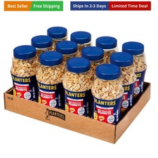 Unsalted Dry Roasted Peanuts 16 oz 12-Pack