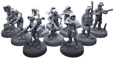Star Wars Legion Clone Trooper Marksmen - Proxy Models - 41st Elite Corps
