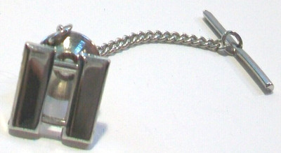 Men's US Navy Lieutenant Bar Silver Tone Tie Tack Pin