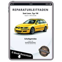 Seat Leon 1M 1999-2006 5 Gang Schaltgetriebe 02K Werkstatthandbuch PDF Datei