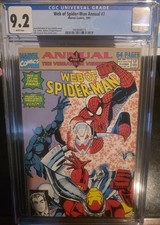 Web Of Spider-Man Annual #7 CGC 9.2 The Vibranium Vendetta Part 3