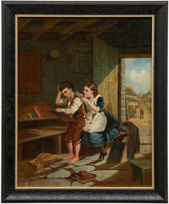 James Clarke Waite (1832-1920) - Ölgemälde Aus Dem Späten 19. Jahrhundert, Im...