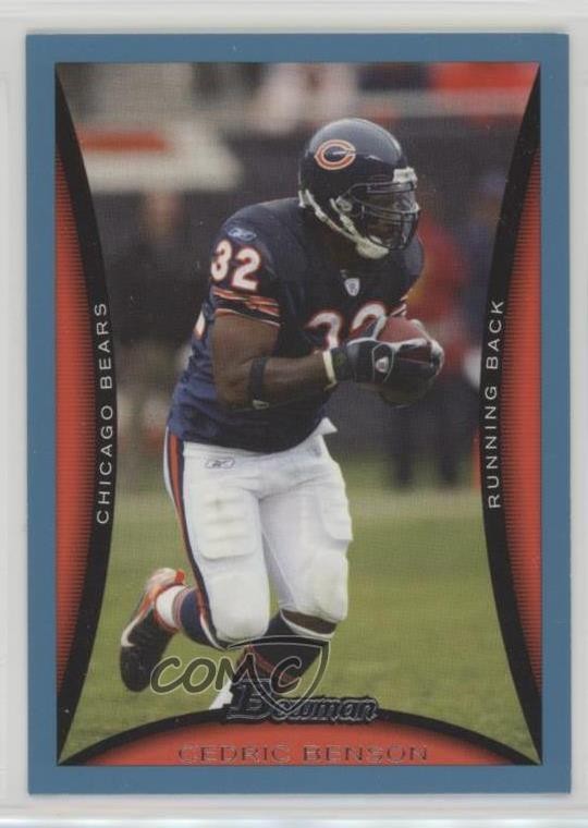 2008 Bowman Blue 202/500 Cedric Benson #40 0u7