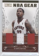 2010 Playoff National Treasures NBA Gear Materials Trios 48/99 Ed Davis #32 0m7
