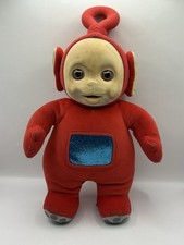 Vintage Teletubbies 13" tall Po Red Plush Doll Toy Eden Tag 90s Y2K 1998
