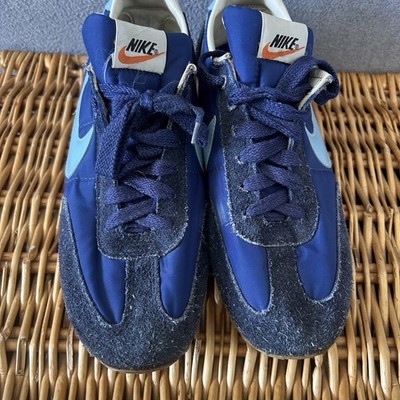 Vintage Nike 1979 Oceania Running Shoes Size 9.5 Blue Waffle