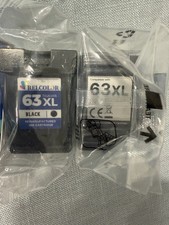 63XL Ink Cartridges Compatible HP Black Tri-Color 2 Pack High Yield New Sealed