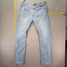 Jeans vintage Levis Engineered uomo blu lavaggio chiaro ritorto vestibilità 31x33