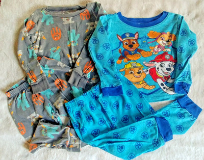 Pajamas 2T Simply Joys boys Set And Nickelodeon Sleepwear set 4 Pieces toddler