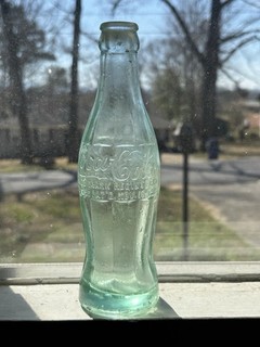 16 novembre 1915 Aqua Coca Cola bottiglia di soda Anniston Alabama Ala Al (senza marcatori)